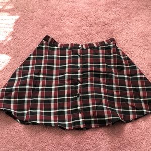 Plaid Gypsy Warrior skirt